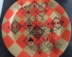 Vintage Filigree Edge Mirror Tray - Etsy India