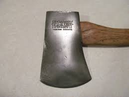 Embossed Kelley How Thomson "Hickory" House Axe Vtg Old Collector Tool | #1850310648