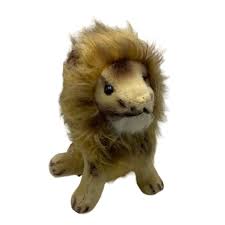 Vintage Holiday Fair Lion Plush 18" Mohair Japan Airbrushed 1950s - Etsy
