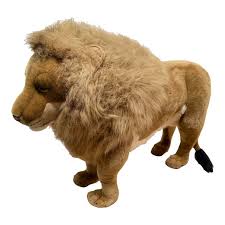 F. A. O. Schwartz Life-Size Lion Seat | Chairish