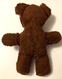 Vintage Brown Teddy Bear w/Button Eyes & Nose Sawdust Stuffing 10” Tall | eBay