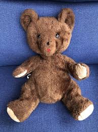 Vintage Eden Teddy Bear Dark Brown Sitting Plush Stuffed Animal 17” Velour Paws | eBay