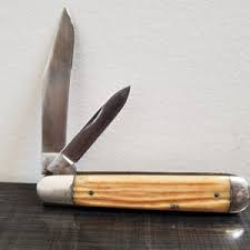 Queen Steel Cutlery Large Dual Blade Pocketknife / Bone ...