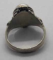 Poison Ring, Silver Moonstone Poison Ring, Ring Size 7, Ring ...