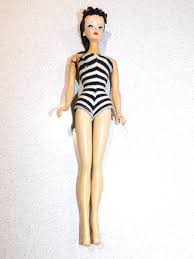 Barbie: VINTAGE Brunette #3 DISPLAY PONYTAIL BARBIE Doll No Box! | eBay