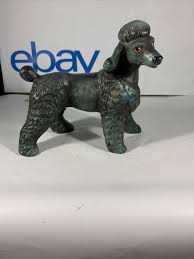 vintage poodle japan icci rare green/blue | eBay