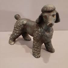 VINTAGE Black Ceramic Poodle, Japan – Starboard Home