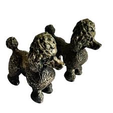 Vintage Pewter Metal Pair of Poodle Dog Figurines – The Stand Alone