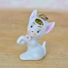 Vintage Small Fox Costume Ceramic Figurine With Halo Made in Japan - Etsy