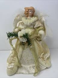 Angel Christmas Tree Topper Or Table Top Sitter Cream ...