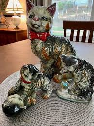 Antique Porcelain Figurines Kittens | eBay