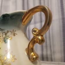 Vintage Lefton China Hand Painted Flowers Small Pitcher & Basin Set 5523 - Japan | eBay