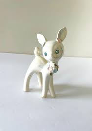 Vintage Lefton Iridescent Luster Porcelain Deer - Etsy