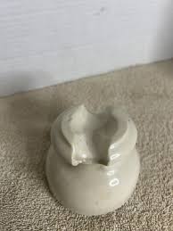White Glazed Porcelain Insulator (Vintage) | eBay