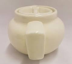 Vintage HALL Teapot MINI SINGLE SERVE Cream Color Recessed Lid Restaurant Ware | eBay