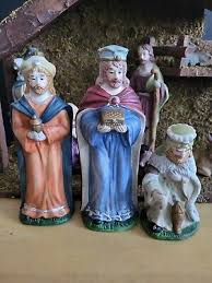 Set of 11 Porcelain Nativity with Creche | eBay