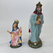 Nativity Figures Painted Lot of 10 Figures Vintage Italy, Japan, Germany | eBay