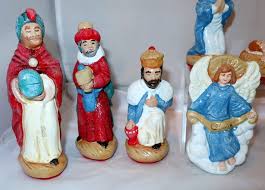 MINIATURE CERAMIC NATIVITY 14 Piece Pottery Set Vintage Christmas Hand Painted Holy Family 3 Wise Kings Camel Religious Collector Lover Gift - Etsy