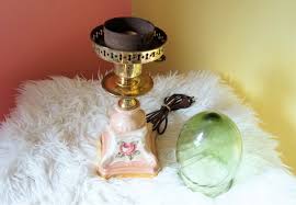 Genuine Antique Hand Painted Pink and Green Rare Victorian ...