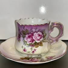 Lefton China to a Wild Rose Plate and Cup - Etsy Canada