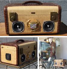 Ol' Rusty" Suitcase Boombox – MAKBUILT