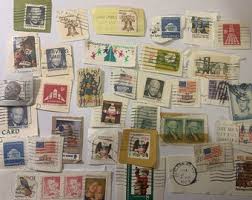 Stamp Collection - Variety of United States - Used - 1950's-1970's - Etsy