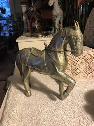Vintage Hand Crafted Metal Horse. Stands 10” X 10”. In ...
