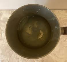 Vintage Brass Cup Wooden Handle Tunkard Mug | eBay