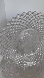 Westmoreland English Hobnail Clear Luncheon Plates (4 Total, Available Individually or as a Set) - Etsy