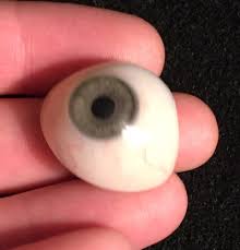 Vintage Prosthetic Eye Beautifully Detailed Glass Or Acrylic AO #34 | eBay