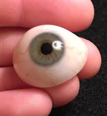 Vintage Prosthetic Eye Beautifully Detailed Glass Or Acrylic AO #16 | eBay