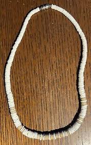 VTG 17.5" Puka Shell And Lightweight Bead Necklace | eBay