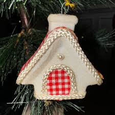 Vintage Flocked Felt Japan (4) Christmas Ornaments Mouse ...