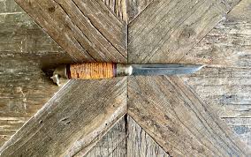 Traditional Puukko Finnish Knife, With a Copper Horse Head ...