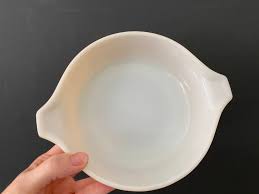 Small Pyrex Butterfly Gold One Pint Round Casserole Dish No ...