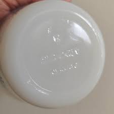 Vintage PYR-O-REY Mexico Milk Glass Custard Cups: Floral ...