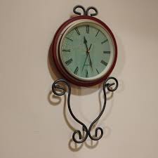Vintage Quartz Wall Clock. Gorgeous! Works, And Looks Perfect! 10.5 x20