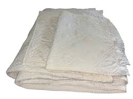 Rare Restoration Hardware Belgian Flax Linen Diamond Stitch ...