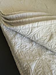 Springmaid Twin Quilt Coverlet Cotton Taupe Cottage Coastal ...