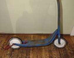 Vintage Metal Scooter - Etsy