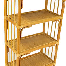 Vintage Arched Top Rattan Etagere | Grandview Mercantile