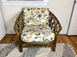 Vintage Ficks Reed Chinoiserie Bamboo And Rattan Armchair | eBay