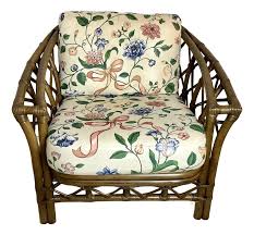 Vintage Ficks Reed Chinoiserie Bamboo and Rattan Armchair ...