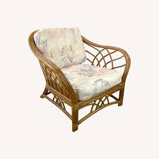 Vintage Lane Venture Rattan Lounge Chair - AptDeco