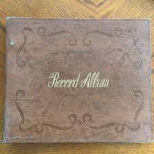 VINTAGE 10" 78 RPM EMBOSSED STORAGE ALBUM - CLEAN INDEX ...