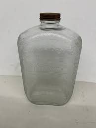 Vintage Hemingray Clear Water Glass Bottle 1931 Embossed On ...