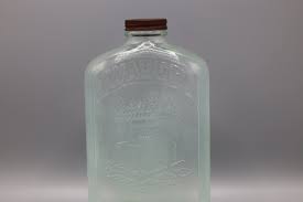 Antique Vintage Glass Wishing Well Refrigerator Water Bottle ...