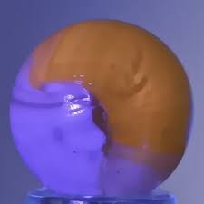 Vintage Yellow Pincher Marble .61 Inch UV Reactive Mint ...