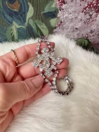 1950s Clear Crystal Bracelet — Miranda's Vintage Bridal