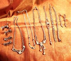 Vintage Rhinestone Lot, EARRINGS, BRACELETS, NECKLACES | eBay